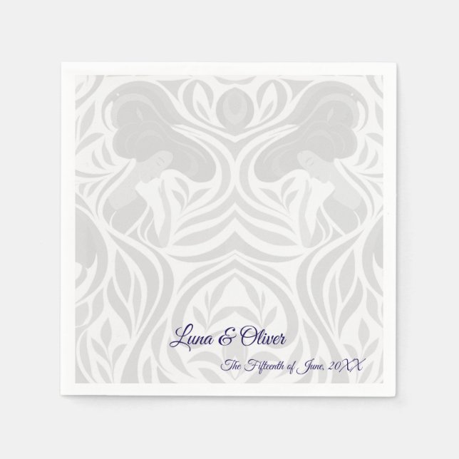 Servilleta De Papel Yumeji Hirado Woman Paper Napkins (Anverso)