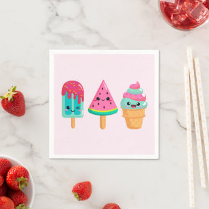 Servilleta De Papel Yummy Ice Cream Triam Summer Vibe