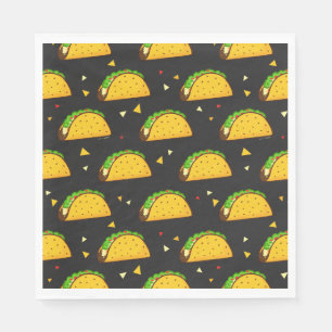 Servilleta De Papel Yummy Taco Pattern