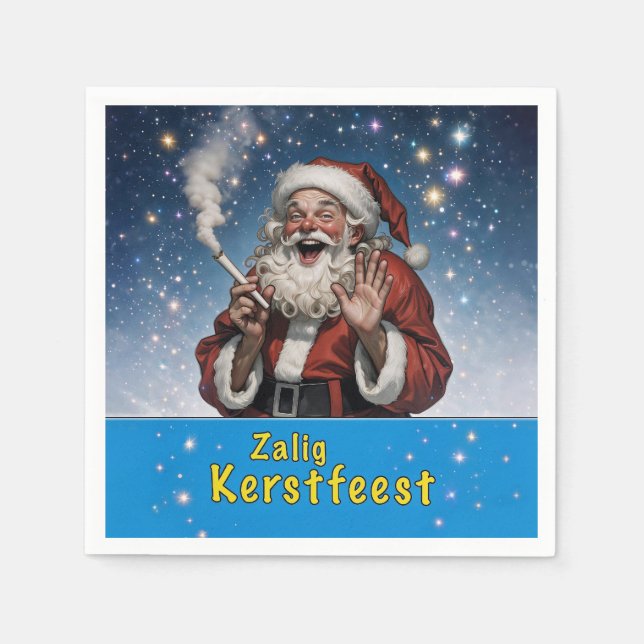 Servilleta De Papel Zalig Kerstfeest (Anverso)