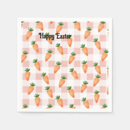 Servilleta De Papel Zanahorias Felices de Pascua