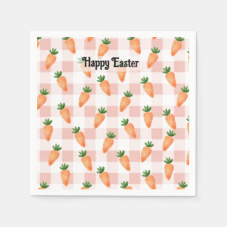 Servilleta De Papel Zanahorias Felices de Pascua