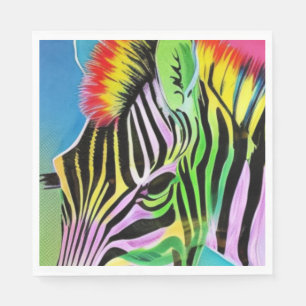Servilleta De Papel Zany Zebra