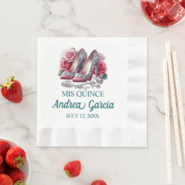 Servilleta De Papel Zapatos de tacón alto para quinceañera