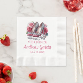 Servilleta De Papel Zapatos de tacón alto para quinceañera