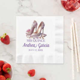 Servilleta De Papel Zapatos de tacón alto para quinceañera