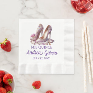 Servilleta De Papel Zapatos de tacón alto para quinceañera