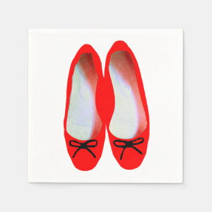 Servilleta De Papel Zapatos rojos