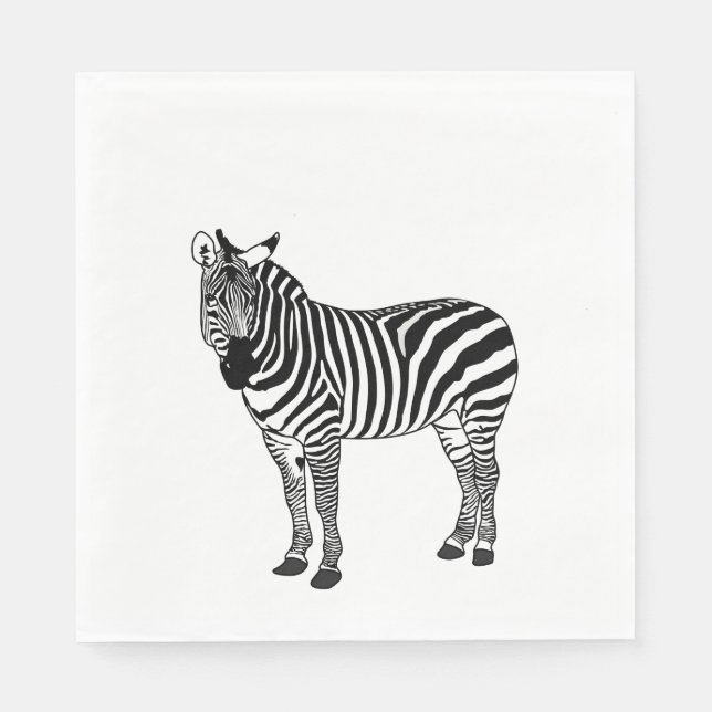 SERVILLETA DE PAPEL ZEBRA (Anverso)