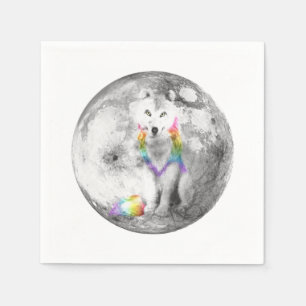 Servilleta De Papel Zidika Wolf Classic