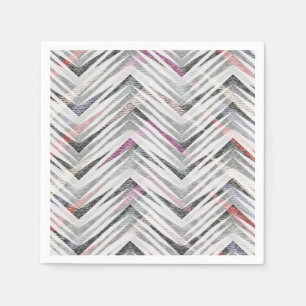 Servilleta De Papel Zigzag con textura gris