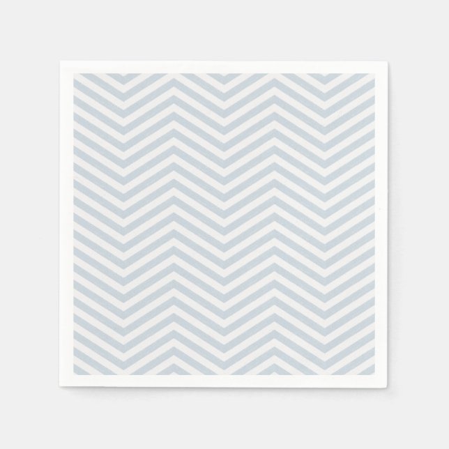 Servilleta De Papel ZigZagZest Mist Blue (Anverso)