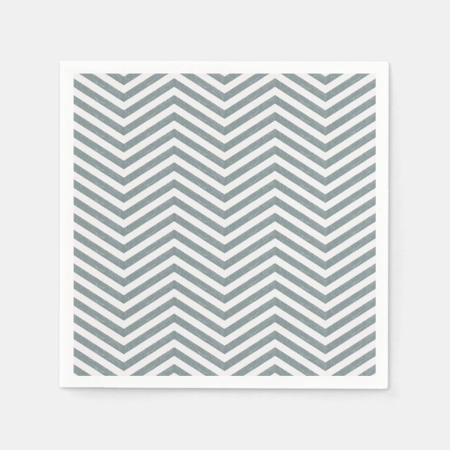 Servilleta De Papel ZigZagZest Ocean Grey (Anverso)
