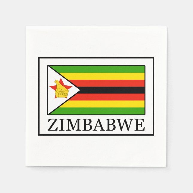 Servilleta De Papel Zimbabue (Anverso)