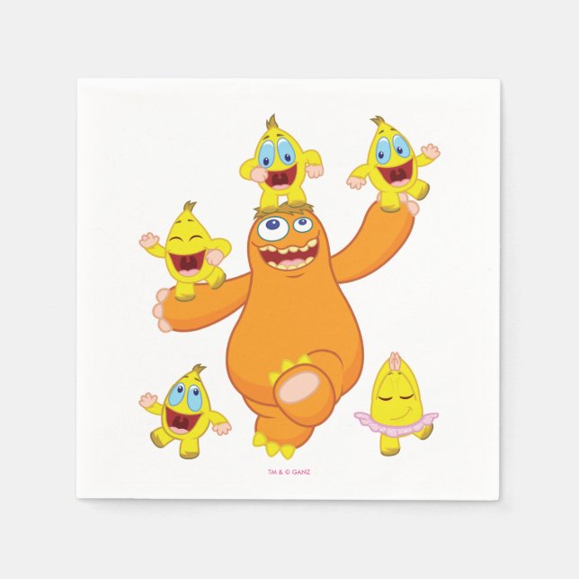 Servilleta De Papel Zingoz y Zangoz Fun (Anverso)