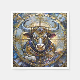 Servilleta De Papel Zodiaco - Taurus El Toro