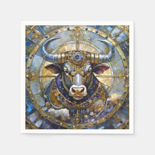 Servilleta De Papel Zodiaco - Taurus El Toro