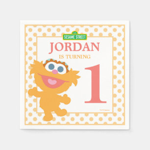 Servilleta De Papel Zoey Baby Birthday Paper Napkins
