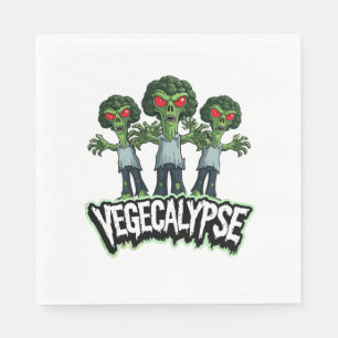 Servilleta De Papel Zombie Broccoli - Vegecalypse