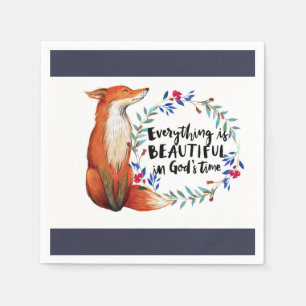 Servilleta De Papel zorros dioses de tiempo