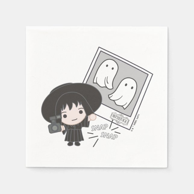 Servilleta De Papel Zumo de remolacha | Chibi Lydia Ghost Photography (Anverso)