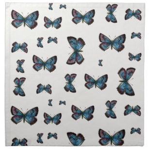 Servilleta De Tela Arion Glaucopsyche - La mariposa azul grande