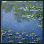 Servilleta De Tela Bella Artes Monet Water Lilies (1906)<br><div class="desc">Water Lilies, Claude Monet, 1906. Óleo sobre lienzo, 89, 9 x 94, 1 cm. Instituto de Arte de Chicago. Water Lilies (o Nymphéas) es una serie de aproximadamente 250 pinturas al óleo del impresionista francés Claude Monet (1840-1926). Los cuadros representan el jardín florido de Monet en Giverny y fueron el...</div>