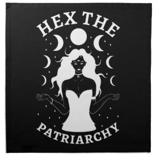 Servilleta De Tela Bruja feminista - Hex El Patriarcado II