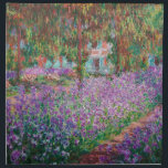 Servilleta De Tela Claude Monet - El jardín del artista en Giverny<br><div class="desc">El jardín del artista en Giverny / Le Jardin de l'artiste a Giverny - Claude Monet,  1900</div>