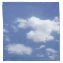 Servilleta De Tela clouds in blue sky kitchen towel set