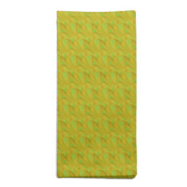 Servilleta De Tela Elegante patrón floral en verde chartreuse