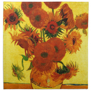 Servilleta De Tela Girasoles de Van Gogh 15