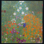 Servilleta De Tela Gustav Klimt Flor Jardín Naturaleza<br><div class="desc">Un bonito cuadro del jardín,  un cuadro clásico de Gustav Klimt,  llamado Cottage Garden,  o Bauergarten,  1907,  que se encuentra cerca de un jardín de flores,  un cuadro de flores de colores.</div>