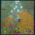 Servilleta De Tela Gustav Klimt - Jardín de flores<br><div class="desc">Jardín de flores - Gustav Klimt en 1905-1907</div>