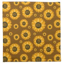Patrón de girasol rústico