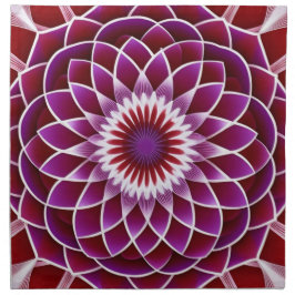 Servilleta De Tela Red Purple Dahlia