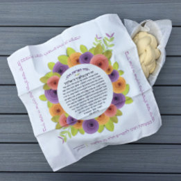 Servilleta De Tela Rosas de papel de bonito Yehi Ratzon Challah Dough