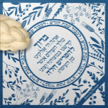 Servilleta De Tela Shabbat Challah Dough Cover. Floral Quirky Blues<br><div class="desc">The Perfect Shabbat Hostess Gift... Our popular Quirky Florals in Classic Blue on White Baking enthusiasts: Express yourself & show off your personal style while giving back to those in need! Our 100% cotton dough covers are both functional and beautifully designed to cover your rising dough. They come in traditional,...</div>