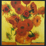 Servilleta De Tela Van Gogh 15 Sunflowers<br><div class="desc">Van Gogh 15 Sunflowers</div>