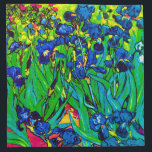 Servilleta De Tela Vincent Van Gogh - Irlandeses - Arte pop de los am<br><div class="desc">Aceite sobre lienzo de 1889 que muestra hermosos iris morados que Van Gogh pintó mientras se alojaba en el asilo en Saint Paul-de-Mausole en Saint-Remy, Francia. Mientras que muchas versiones de esta pintura muestran las flores como azules, científicos que estudian los iris en una de las pinturas posteriores de Van...</div>