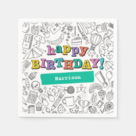 servilleta personalizable de Guay Coloring