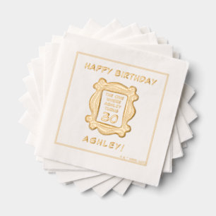 Servilletas Con Brillo AMIGOS™   El que tiene cumpleaños