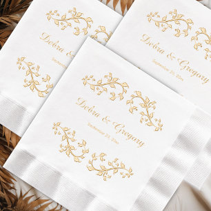 Servilletas Con Brillo Art Nouveau Lujoso Boda y cualquier evento