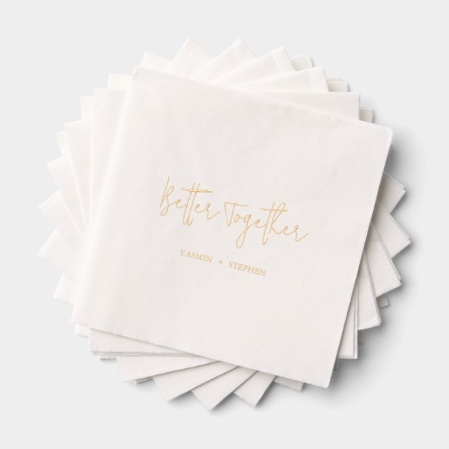 Servilletas Con Brillo Boda Chic Moderna (Insitu (apilados))