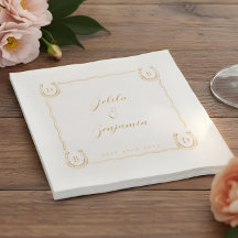 Boda de Nombre y Monograma de Herradura Occidental