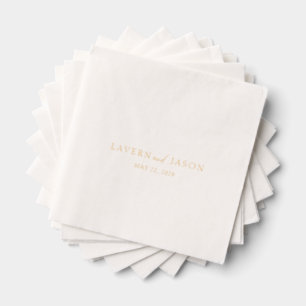 Servilletas Con Brillo Boda moderna elegante de Lavern