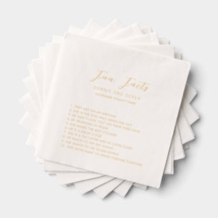 Servilletas Con Brillo Boda Simple Moderna