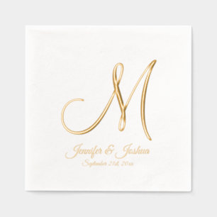 Servilletas Con Brillo Cuadros de Relieve metalizado de Boda de Relieve m