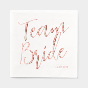 Servilletas Con Brillo Ducha nupcial de Team Bridal