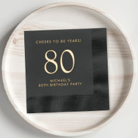 Elegante partido de cumpleaños número 80 de los ho